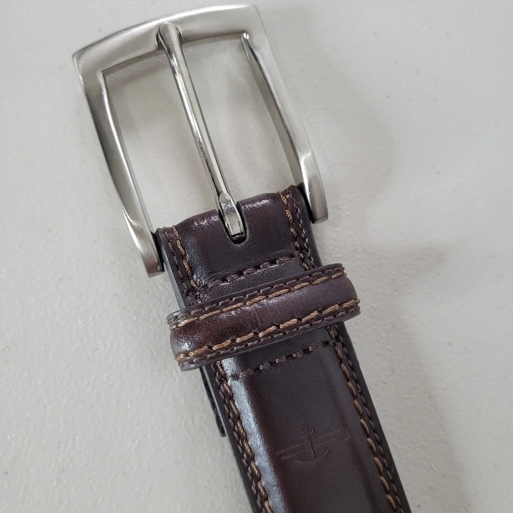 Dockers Brown Leather Dress Belt - Size 38